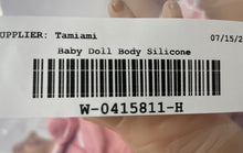 Load image into Gallery viewer, Silicone Body Pink Polka Dot Dress Realistic Collectible Vinyl Toy Baby Doll