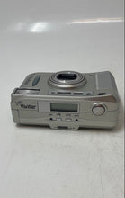 Load image into Gallery viewer, Vivitar PZ2800 Silver Tone Power Zoom 35mm Point & Shoot Film Camera Not Tested