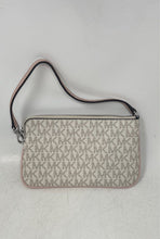 Load image into Gallery viewer, Michael Kors Womens Jet Set Beige Monogram Print Zipper Wristlet Wallet