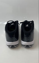 Load image into Gallery viewer, Under Armour Mens Spotlight Hammer Black White Lace-Up Football Cleats Size 10.5