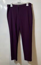 Load image into Gallery viewer, Calvin Klein Womens Purple Highline Flat Front Skinny Leg Ankle Pants Size 8