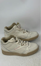 Load image into Gallery viewer, Reebok Womens Galaxy Beige Leather Lace-Up Low Top Sneaker Shoes Size 8.5