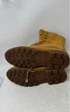 Load image into Gallery viewer, Timberland Womens Fold Down Brown Leather Combat Boots Size 7 No Insoles