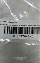 Load image into Gallery viewer, Michael Kors Womens Brown Printed Signature Print Thong Sandals Size 7.5M