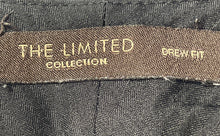 Load image into Gallery viewer, The Limited Womens Black Flat Front Drew Fit Pockets Wide-Leg Dress Pants Sz 0S
