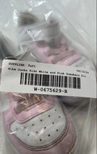 Load image into Gallery viewer, Nike Kids Court Borough Low DV5458-105 White & Pink Sneakers Shoes Size 7C