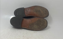 Load image into Gallery viewer, Sebago Mens Black Leather Moc Toe Slip-On Penny Loafer Shoes Size 7