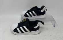 Load image into Gallery viewer, Adidas Kids Superstar 360 S82711 Black White Low Top Sneaker Shoes Size 6K