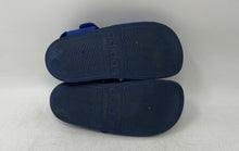 Load image into Gallery viewer, Adidas Kids Adilette ID2626 Blue Open Toe Flat Sports Sandals Size 12K