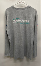 Load image into Gallery viewer, Nike Mens Dri-Fit Gray Heather NFL Miami Dolphins Long Sleeve T-Shirt Size XXL