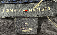 Load image into Gallery viewer, Tommy Hilfiger Womens Blue Long Sleeve Henley Neck Button Blouse Top Size M