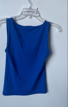 Load image into Gallery viewer, Zara Womens Blue Sleeveless Scoop Neck Pullover Blouse Top Size Small