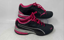 Load image into Gallery viewer, Puma Womens Tazon 6 189877-02 Black Pink Lace-Up Sneaker Shoes Size 7.5