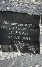 Load image into Gallery viewer, Authentic Giorgio Armani Womens Gray Striped Pullover Sweater Size EU 56 Stained