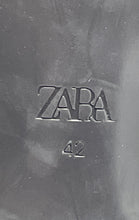 Load image into Gallery viewer, Zara Womens Brown Suede Slip-On Pointed Toe Stiletto Heel Mule Sandals Size 42