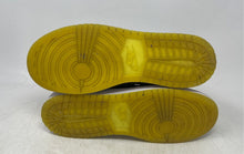 Load image into Gallery viewer, Nike Kids Air Jordan 1 Mid Yellow Black Mid Top Lace-Up Sneaker Shoes Size 6.5Y