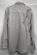 Load image into Gallery viewer, Calvin Klein Mens Gray Cotton Long Sleeve Two Chest Pockets Button-Up Shirt Sz L