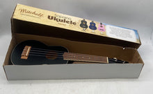 Load image into Gallery viewer, Mitchell MU40 Black And Brown Right-Handed Soprano Ukulele Small With Box
