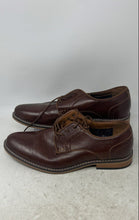 Load image into Gallery viewer, Steve Madden Mens Mearnest Brown Leather Lace-Up Derby Dress Shoes Size 10