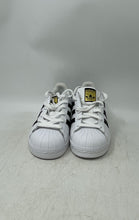 Load image into Gallery viewer, Adidas Womens Superstar C77153 White Black Lace-Up Sneaker Shoes Size 5