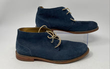 Load image into Gallery viewer, J. Shoes Mens Monarch Plus Navy Blue Suede Lace-Up Ankle Chukka Boots Size 9.5