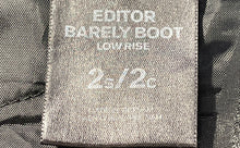 Load image into Gallery viewer, Express Womens Gray Editor Barely Low Rise Boot Straight Leg Dress Pants Size 2S