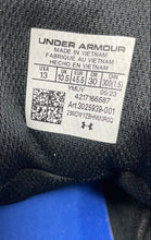 Load image into Gallery viewer, Under Armour Womens HOVR Ascent 2 Black White Blue Lace-Up Running Shoes Size 13