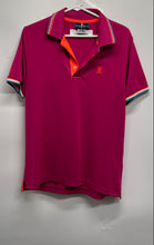 Load image into Gallery viewer, Psycho Bunny Mens Pink Short Sleeve Collared Golf Polo Shirt Size Large