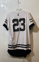 Load image into Gallery viewer, Bleecker & Mercer Mens White Striped Short Sleeve Pullover T-Shirt Size XL