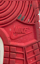Load image into Gallery viewer, Nike Kids Dunk High DB2179-106 Red White Leather Lace-Up Sneaker Shoes Size 7Y