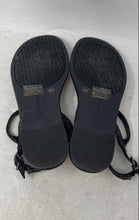 Load image into Gallery viewer, Gianni Bini Womens Avellia Black Embellished Ankle Strap Thong Sandals Size 8M