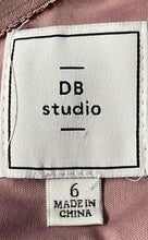 Load image into Gallery viewer, DB Studio Womens Pink Strapless Pleated Back Zip Midi Sheath Dress Size 6