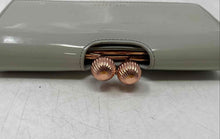 Load image into Gallery viewer, Ted Baker Womens Felicee Bobble Matinee Gray Patent Leather Clutch Wallet