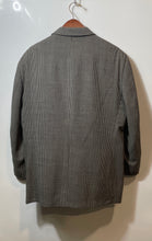 Load image into Gallery viewer, Palio Uomo Italy Mens Black & Gray Wool Two-Button Blazer Jacket Size 44R