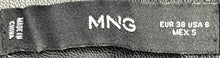 Load image into Gallery viewer, MNG Mango Womens Black Flat Front Pockets Casual Chino Shorts Size 6