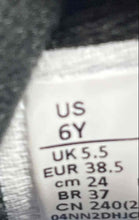 Load image into Gallery viewer, Nike Kids Air Jordan 3 Retro Gray Black Lace-Up Sneaker Shoes Size 6Y No Insole