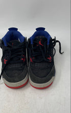 Load image into Gallery viewer, Nike Kids Air Jordan 4 Retro IB4388-003 Black Blue Red Sneaker Shoes Size 11C