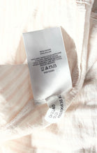 Load image into Gallery viewer, Express Womens Portofino White Pink Striped Slim Fit Button-Up Shirt Size Small