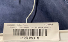 Load image into Gallery viewer, Tommy Hilfiger Womens Blue Flat Front Mid-Rise Skinny Leg Ankle Pants Size 2