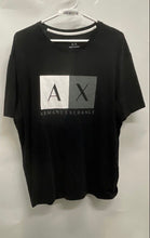 Load image into Gallery viewer, Armani Exchange Mens Black & White Printed Regular Fit T-Shirt Size XL