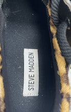 Load image into Gallery viewer, Steve Madden Womens Cliff Brown Black Animal Print Sneaker Shoes Size 7.5M
