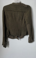 Load image into Gallery viewer, Zara Womens Green Long Sleeve Pockets Asymmetrical Zip Jacket Size Medium