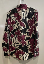Load image into Gallery viewer, Express Mens Multicolor Floral Print Slim Long Sleeve Button-Up Shirt Size S