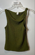 Load image into Gallery viewer, H&M Womens Green Sleeveless Round Neck Regular Fit Pullover Blouse Top Size XS