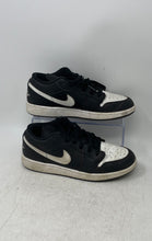 Load image into Gallery viewer, Nike Boys Air Jordan 1 Low 553560-043 Black White Lace-Up Sneakers Shoes Size 6Y