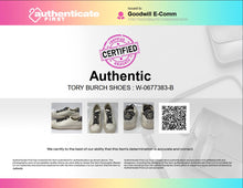 Load image into Gallery viewer, Authentic Tory Burch Womens Howell White Leather Sneaker Shoes Size 7.5M Worn