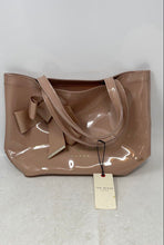Load image into Gallery viewer, Ted Baker Womens Taupe Plastic Double Handle Shoulder Purse With Tag