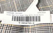 Load image into Gallery viewer, Jones New York Womens Multicolor Plaid Flat Front Pockets Ankle Pants Size XS