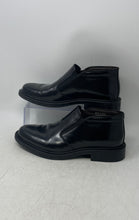 Load image into Gallery viewer, J Ferrer Mens Black Leather Pull-On Round Toe Ankle Boots Size 10 M