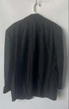 Load image into Gallery viewer, Principe Mens Black Wool Long Sleeve One-Button Blazer Size 44R Made In Italy